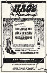 Hags' Roadhouse @ The White Rabbit Cabaret | Indianapolis | Indiana | United States