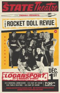 The Rocket Doll Revue @ The State Theatre | Logansport | Indiana | United States