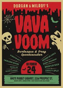 White Rabbit presents VAVAVOOM-Dorgan & Milroy’s Boolesque & Drag Spooktacular @ White Rabbit Cabaret